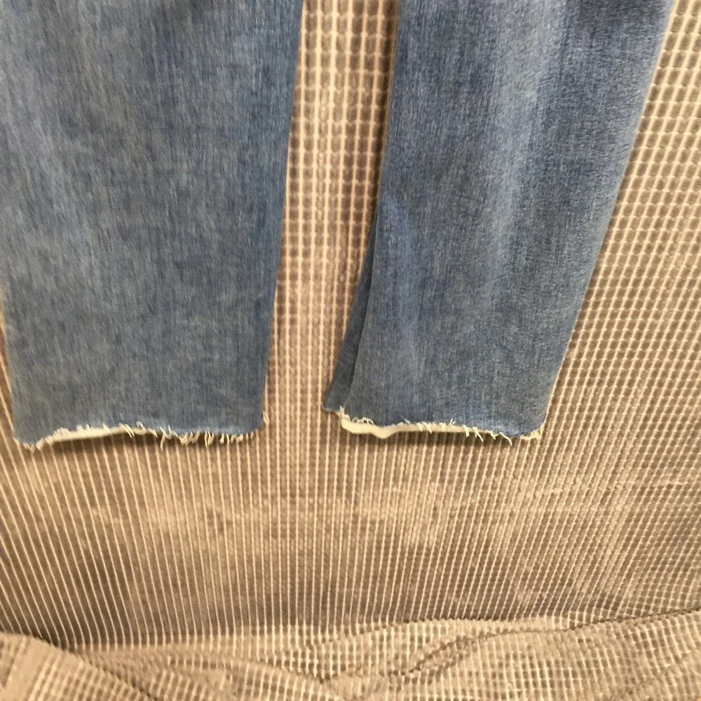 Judy Blue Womens Flare Jeans Raw Hem High Rise 22W Medium Wash Excellent